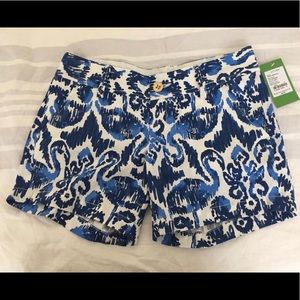 NWT Lilly Pulitzer Shorts. Sz 0
